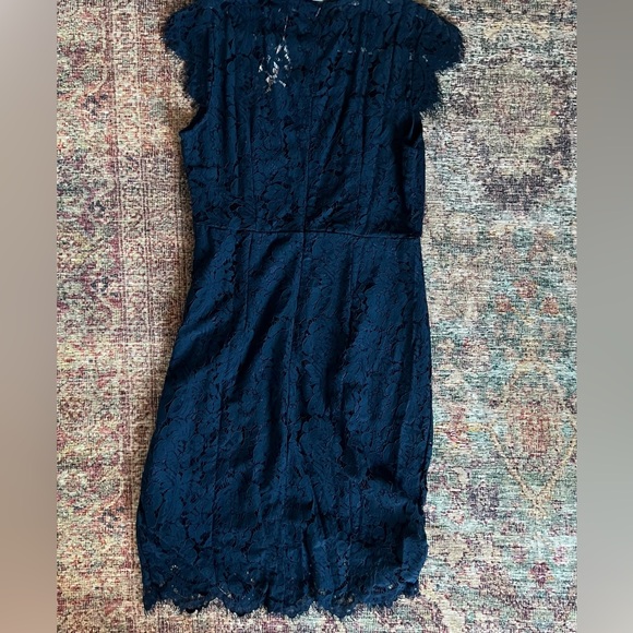 Dresses & Skirts - Navy blue lace cocktail dress- NWT